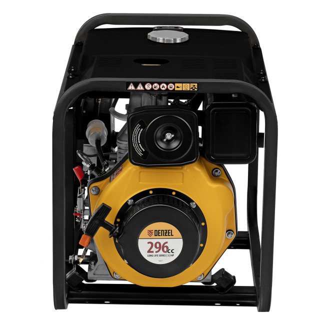 Генератор дизельный DES-32, 3,2 кВт, 230 В, 11 л, ручной стартер Denzel в Новосибирске