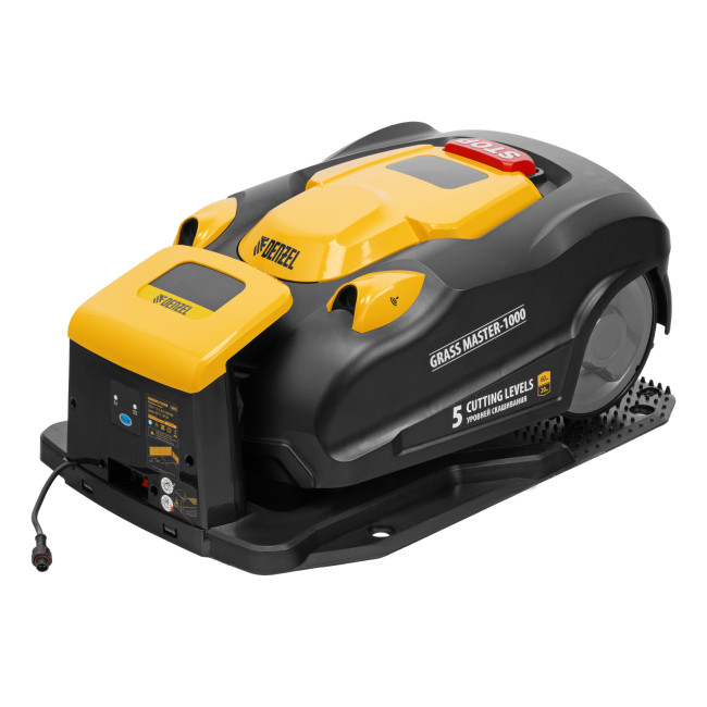 Робот-газонокосилка Grass Master 1000  1000м², 3Ач, 28V, LCD дисплей, Wi-Fi Denzel в Новосибирске