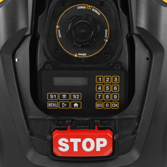 Робот-газонокосилка Grass Master 1000  1000м², 3Ач, 28V, LCD дисплей, Wi-Fi Denzel в Новосибирске