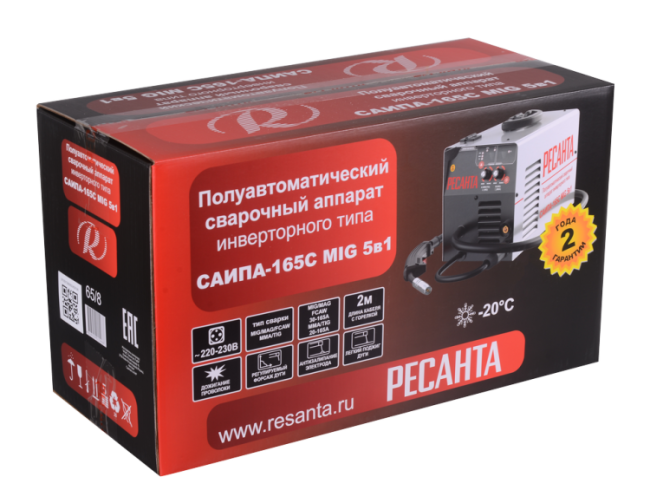 Сварочный полуавтомат Ресанта САИПА-165С (MIG/MAG) в Новосибирске