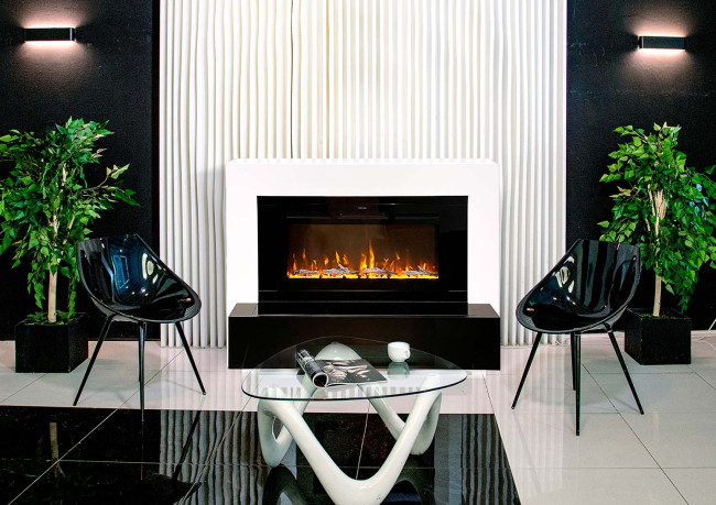 Портал Royal Flame Sorrento угловой - Орех в Новосибирске