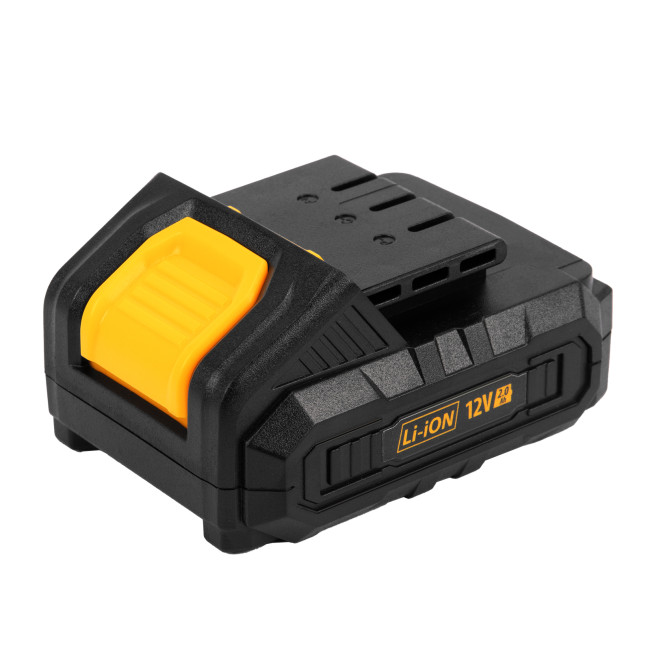 Дрель-шуруповерт аккумуляторная CDL-12-02BM, Li-Ion, 12 В, 2 акк. Denzel в Новосибирске