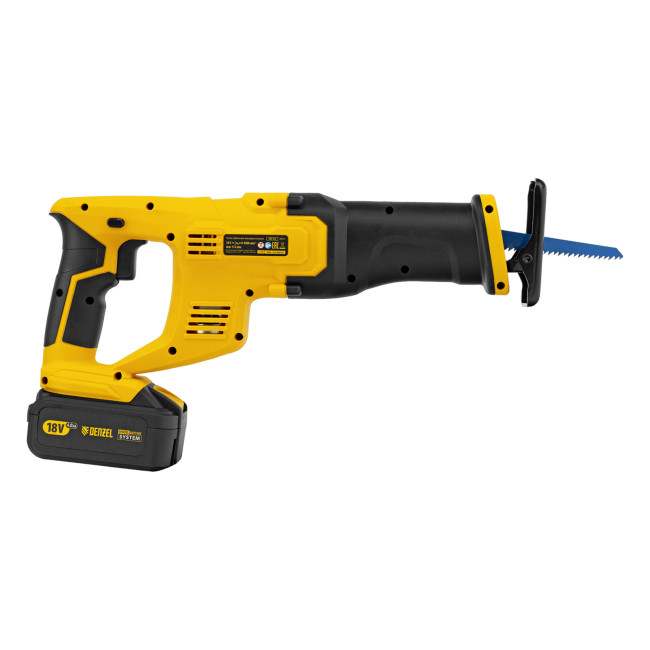 Пила сабельная аккумуляторная CRC-115, 18В Li-Ion Denzel в Новосибирске