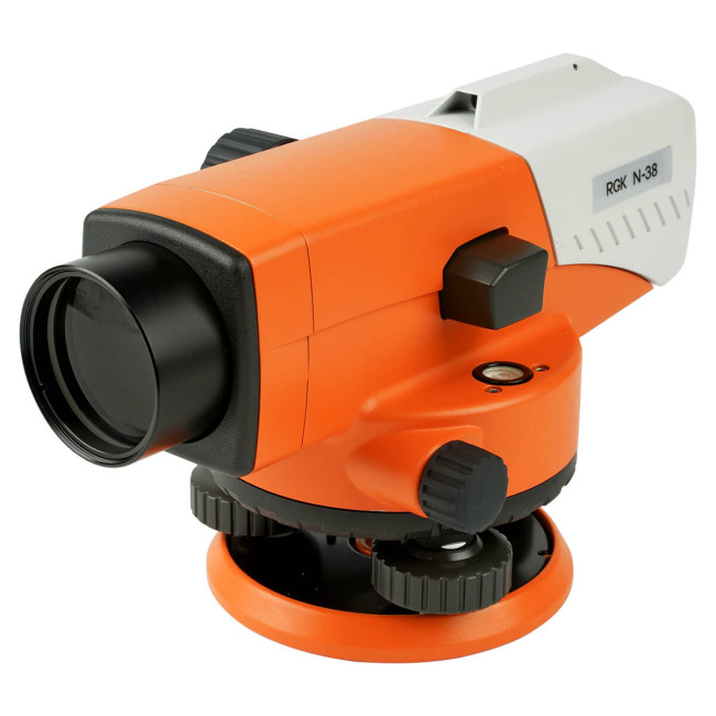 Комплект оптический нивелир RGK N-38 + штатив S6-N + рейка AMO S5 в Новосибирске
