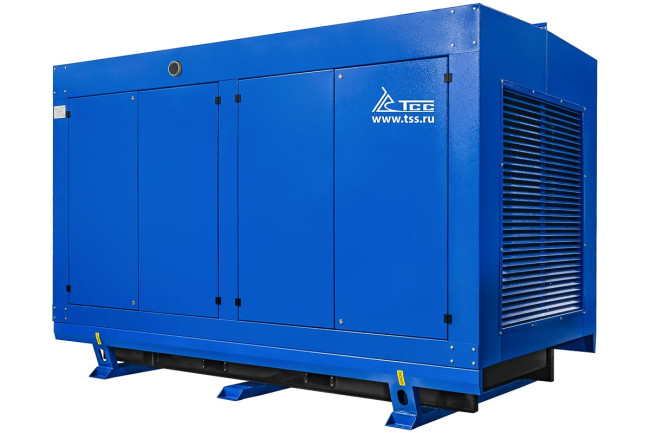 Дизельный генератор ТСС АД-550С-Т400 в погодозащитном кожухе в Новосибирске
