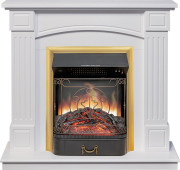 Каминокомплект Boston - Белый (Высота 925см) с очагом Majestic FX Brass Каминокомплект Boston - Белый (Высота 925см) с очагом Majestic FX Brass