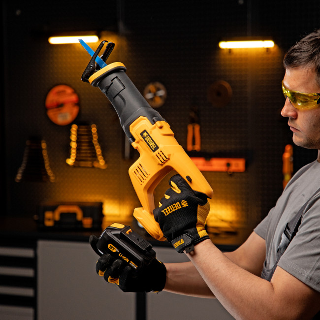 Пила сабельная аккумуляторная CRC-115-0,  18В Li-Ion Denzel в Новосибирске