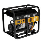 Генератор дизельный DES-55, 5,5 кВт, 230 В, 11 л, ручной стартер Denzel Генератор дизельный DES-55, 5,5 кВт, 230 В, 11 л, ручной стартер Denzel