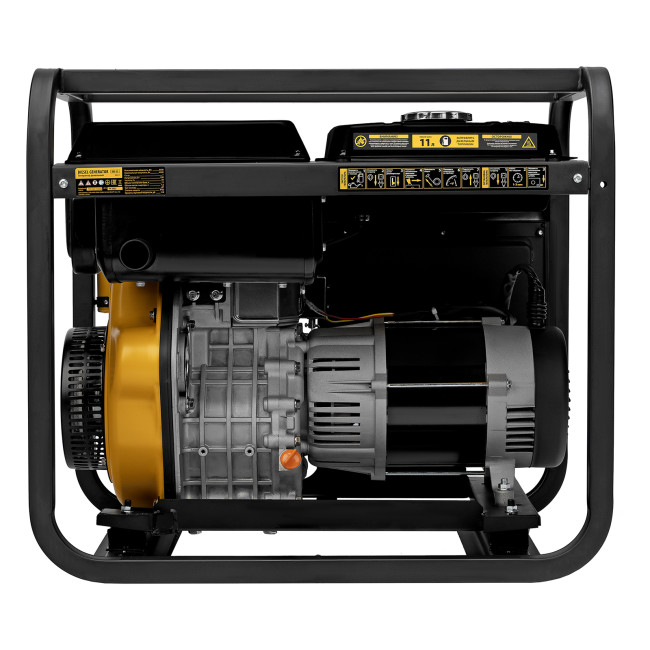 Генератор дизельный DES-55, 5,5 кВт, 230 В, 11 л, ручной стартер Denzel в Новосибирске