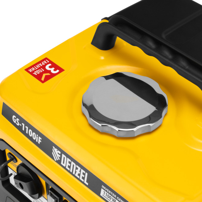 Генератор инверторный GS-1100iF, 1,1 кВт, 230 В, ручной старт DENZEL в Новосибирске