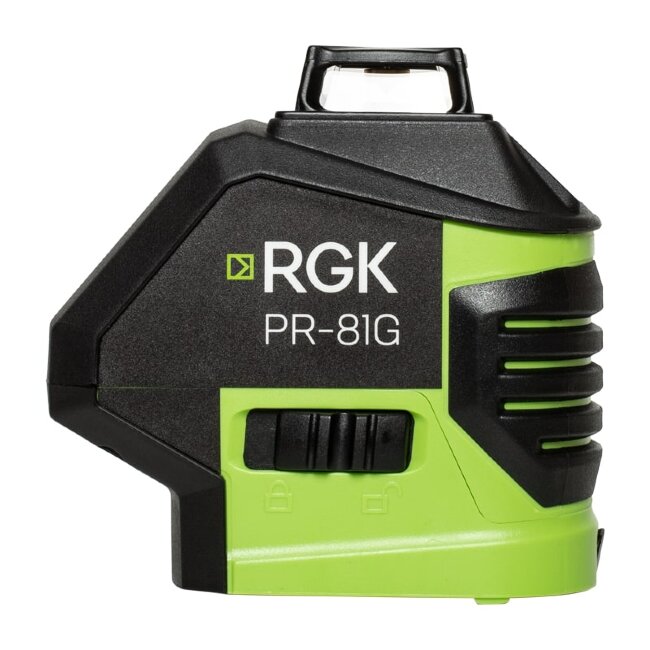 Комплект: лазерный уровень RGK PR-81G + штанга-упор в Новосибирске