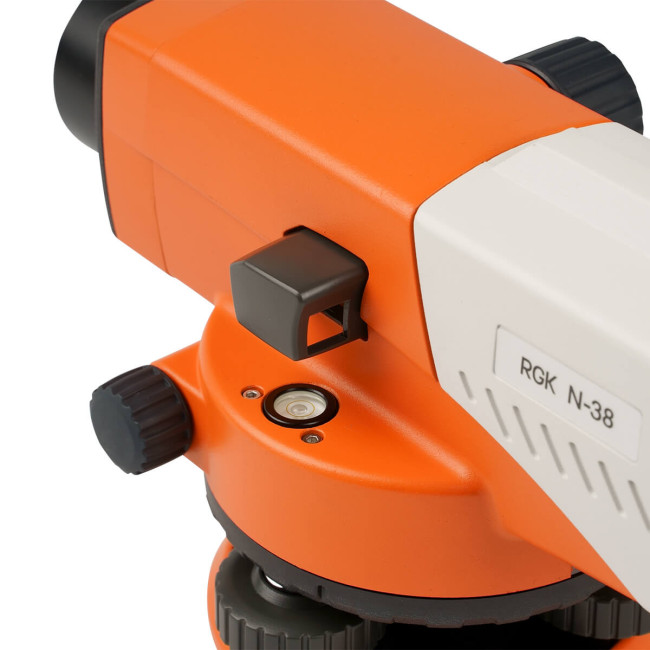 Комплект оптический нивелир RGK N-38 с поверкой + штатив S6-N + рейка AMO S4 в Новосибирске