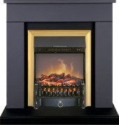 Каминокомплект Bergen (Разборный) - Серый графит (Ширина 900 мм) с очагом Fobos FX M Brass Каминокомплект Bergen (Разборный) - Серый графит (Ширина 900 мм) с очагом Fobos FX M Brass