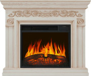 Каминокомплект Athena - Слоновая кость с патиной с очагом Vision 23 LED FX Каминокомплект Athena - Слоновая кость с патиной с очагом Vision 23 LED FX