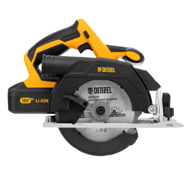 Пила циркулярная аккумуляторная бесщет. CCS-165, 18В Li-Ion Denzel в Новосибирске