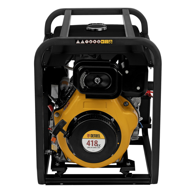 Генератор дизельный DES-55E, 5,5 кВт, 230 В, 11 л, электростартер Denzel в Новосибирске Генератор дизельный DES-55E, 5,5 кВт, 230 В, 11 л, электростартер Denzel в Новосибирске