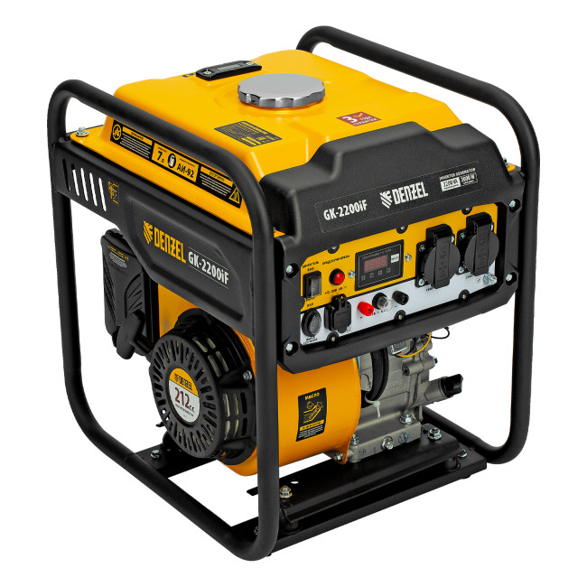 Генератор инверторный GK-2200iF, 2,2 кВт, 230 В, ручной старт DENZEL в Новосибирске Генератор инверторный GK-2200iF, 2,2 кВт, 230 В, ручной старт DENZEL в Новосибирске