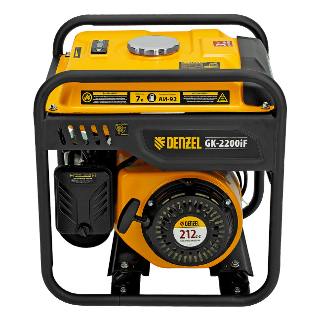 Генератор инверторный GK-2200iF, 2,2 кВт, 230 В, ручной старт DENZEL в Новосибирске Генератор инверторный GK-2200iF, 2,2 кВт, 230 В, ручной старт DENZEL в Новосибирске