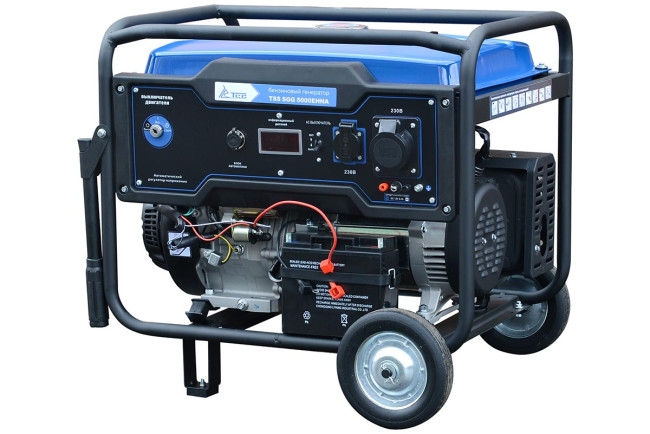 Бензогенератор TSS SGG 5000EHNA в кожухе МК-1.1 в Новосибирске