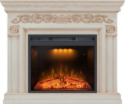 Каминокомплект Athena - Слоновая кость с патиной с очагом Emerald 23 Каминокомплект Athena - Слоновая кость с патиной с очагом Emerald 23