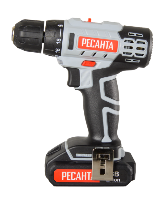 Дрель-шуруповерт аккумуляторная Ресанта ДА-50Л2-18А в Новосибирске