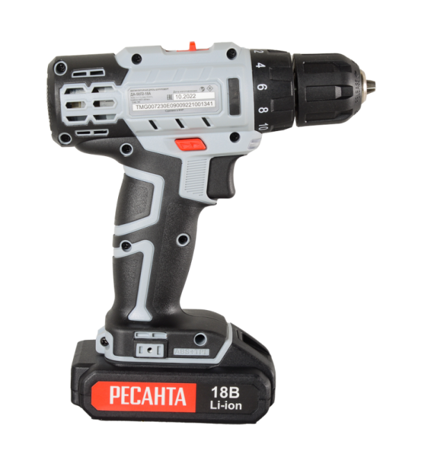 Дрель-шуруповерт аккумуляторная Ресанта ДА-50Л2-18А в Новосибирске