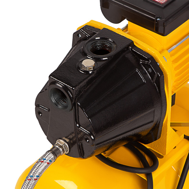 Насосная станция PS1100С, 1100 Вт, 4500 л/ч, ресивер 24 л, подъем 46 м, чугун Denzel в Новосибирске