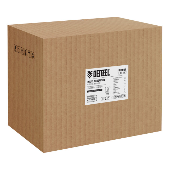 Генератор дизельный DES-85E, 8,5 кВт, 230 В, 16 л, электростартер Denzel в Новосибирске