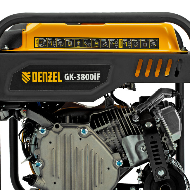 Генератор инверторный GK-3800iF, 3,8 кВт, 230 В, ручной старт DENZEL в Новосибирске