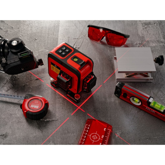 Комплект: лазерный уровень RGK PR-38R + штанга-упор RGK CG-2 в Новосибирске Комплект: лазерный уровень RGK PR-38R + штанга-упор RGK CG-2 в Новосибирске