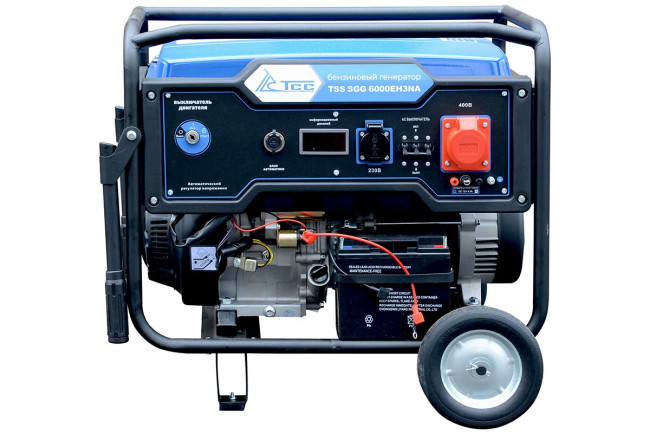 Бензогенератор 6 кВт TSS SGG 6000EH3NA в кожухе МК-1.1 в Новосибирске