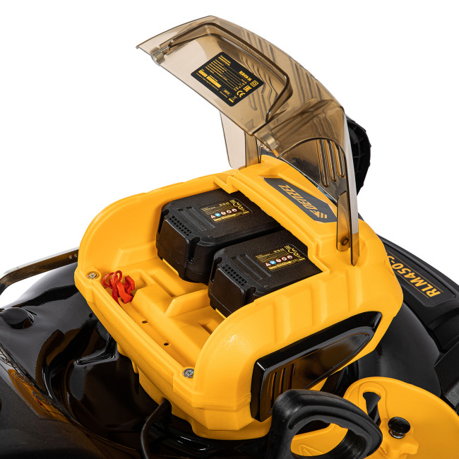 Газонокосилка аккумуляторная бесщеточная RLM450-36, Li-ion, 36 В, 4 Ач, 450 мм, травосборник 40 л Denzel в Новосибирске