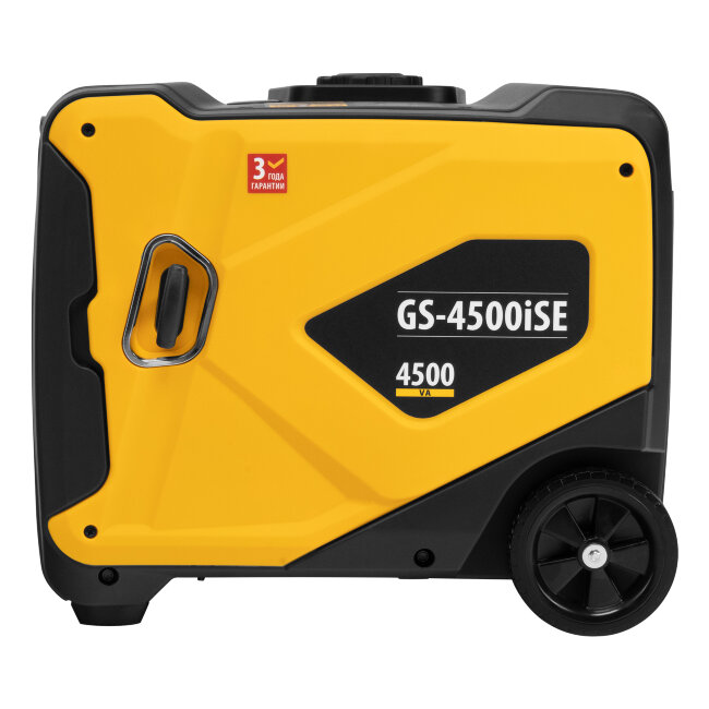 Генератор инверторный GS-4500iSE, 4,5 кВт, 230 В, закрытый корпус, электростартер Denzel в Новосибирске