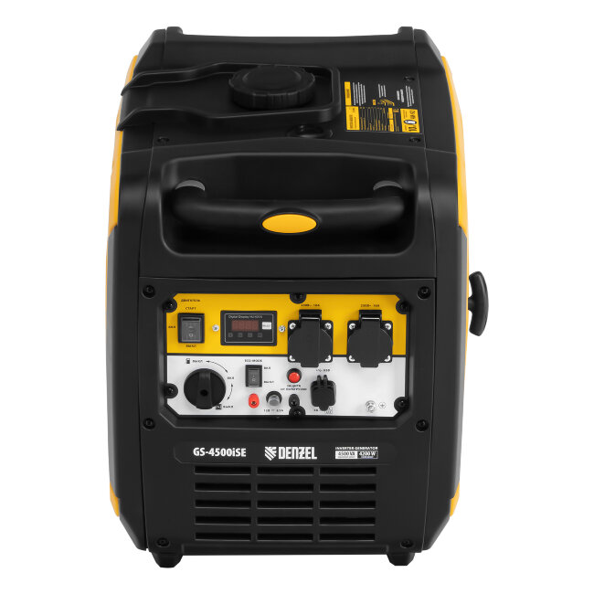 Генератор инверторный GS-4500iSE, 4,5 кВт, 230 В, закрытый корпус, электростартер Denzel в Новосибирске