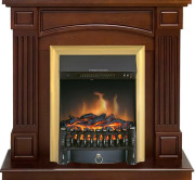 Каминокомплект Boston - Темный дуб (Высота 925см) с очагом Fobos FX Brass Каминокомплект Boston - Темный дуб (Высота 925см) с очагом Fobos FX Brass