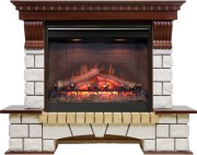 Каминокомплект Pierre Luxe - Темный дуб / Белый с очагом Symphony 26'' DF2608-INT Каминокомплект Pierre Luxe - Темный дуб / Белый с очагом Symphony 26'' DF2608-INT