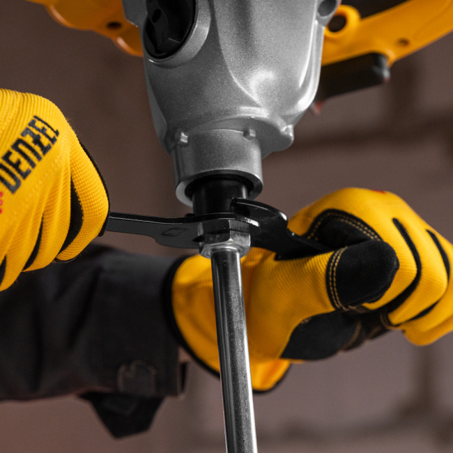 Миксер строительный EM-1-1220, 1220 Вт, 0-480/0-800 об/мин Denzel в Новосибирске