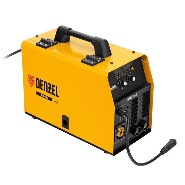 Аппарат инвертор. полуавтомат. cварки IMIG-160 Synergy, 160 А, ПВ 60%, катушка 5 кг Denzel в Новосибирске