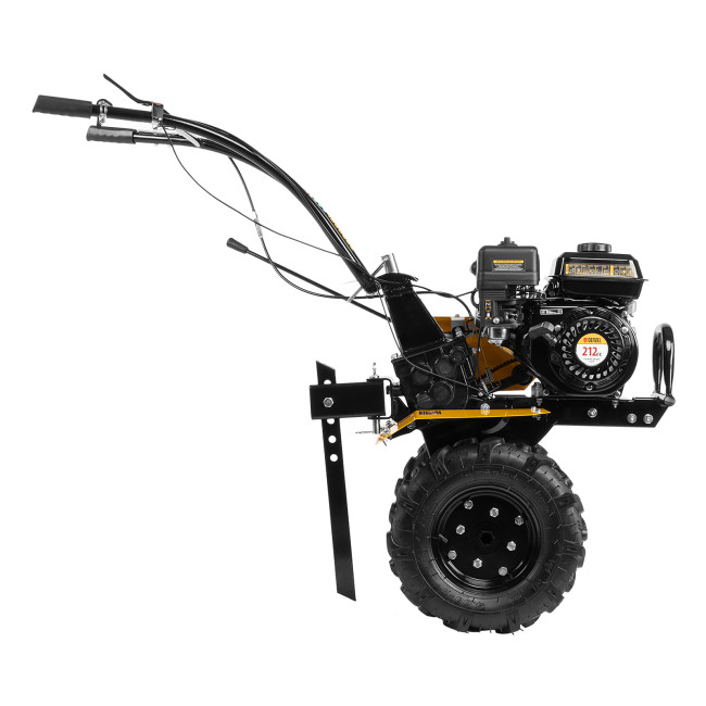 Мотоблок DPT-270, 7 л.с., ремен.сцеп, шир 85 см, глуб 35 см,фрез 3х4,ШОМ,скор 2В/1Н,кол 8" Denzel в Новосибирске