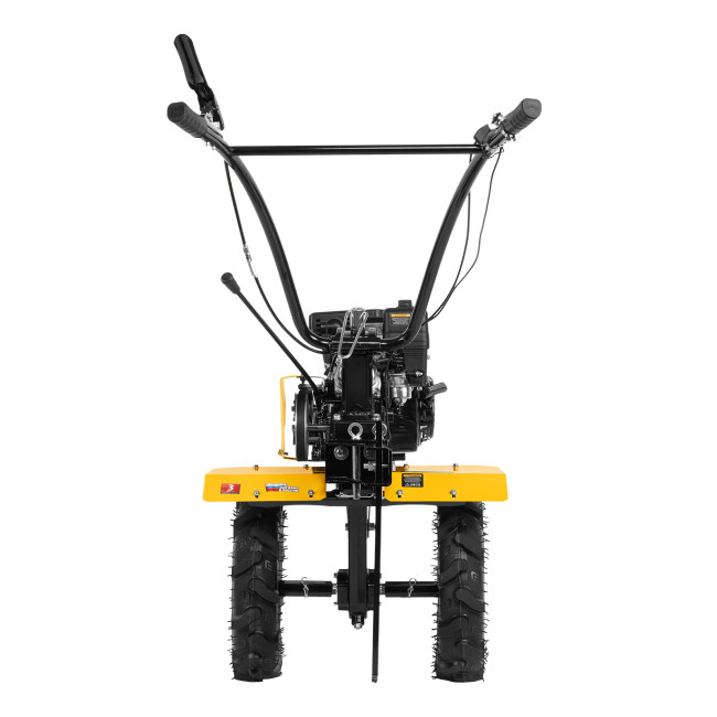 Мотоблок DPT-270, 7 л.с., ремен.сцеп, шир 85 см, глуб 35 см,фрез 3х4,ШОМ,скор 2В/1Н,кол 8" Denzel в Новосибирске