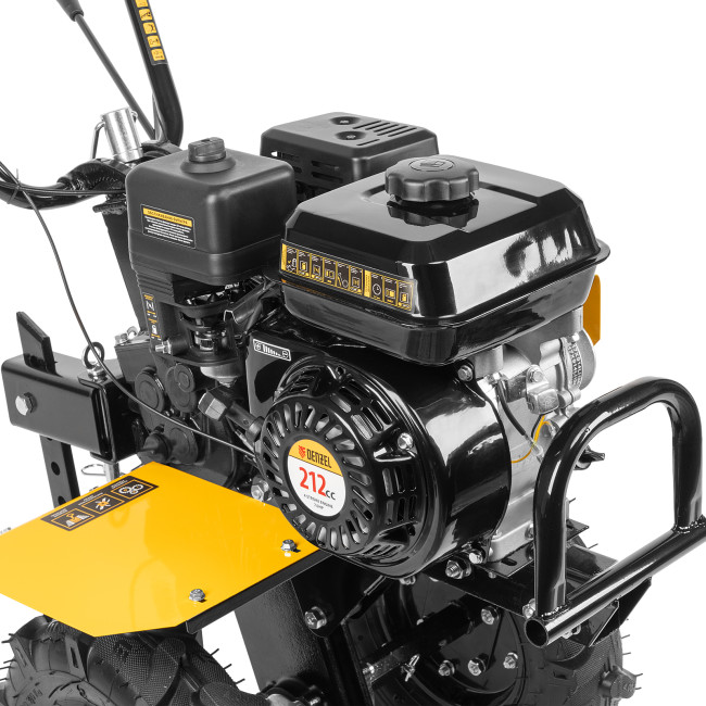 Мотоблок DPT-270, 7 л.с., ремен.сцеп, шир 85 см, глуб 35 см,фрез 3х4,ШОМ,скор 2В/1Н,кол 8" Denzel в Новосибирске