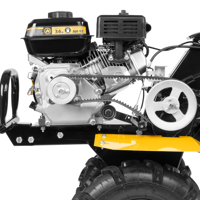 Мотоблок DPT-270, 7 л.с., ремен.сцеп, шир 85 см, глуб 35 см,фрез 3х4,ШОМ,скор 2В/1Н,кол 8" Denzel в Новосибирске