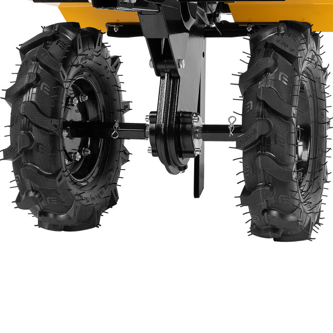 Мотоблок DPT-270, 7 л.с., ремен.сцеп, шир 85 см, глуб 35 см,фрез 3х4,ШОМ,скор 2В/1Н,кол 8" Denzel в Новосибирске