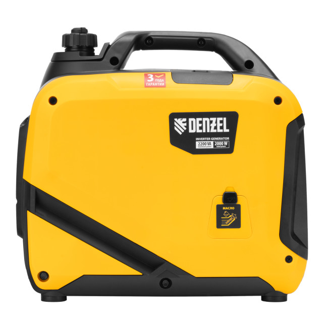 Генератор инверторный GS-2200iS, 2,2 кВт, 230 В, закрытый корпус, ручной старт DENZEL в Новосибирске