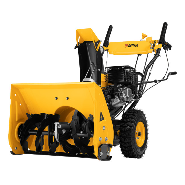Гибридная снегоуборочная машина с функц. подметания SWB-800, 212 сс, руч. старт, 2 насадки// Denzel в Новосибирске
