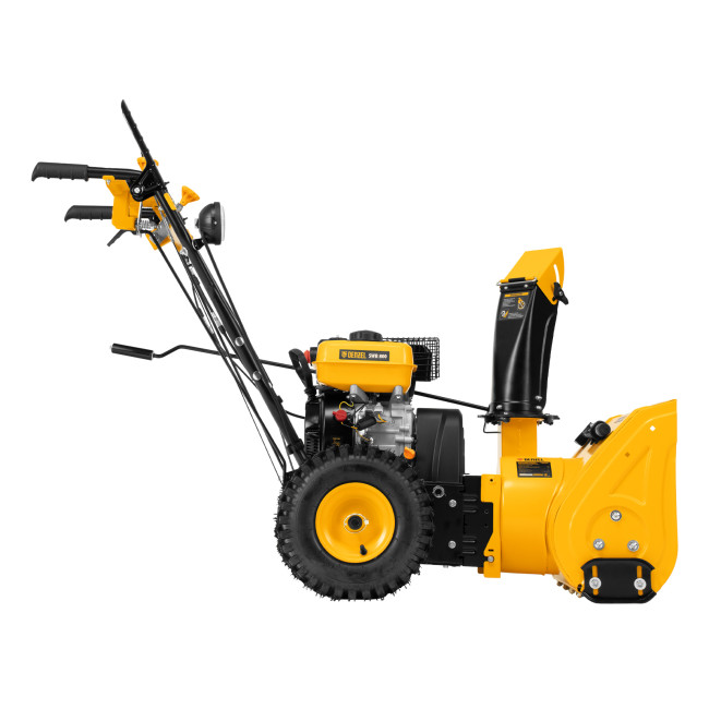 Гибридная снегоуборочная машина с функц. подметания SWB-800, 212 сс, руч. старт, 2 насадки// Denzel в Новосибирске