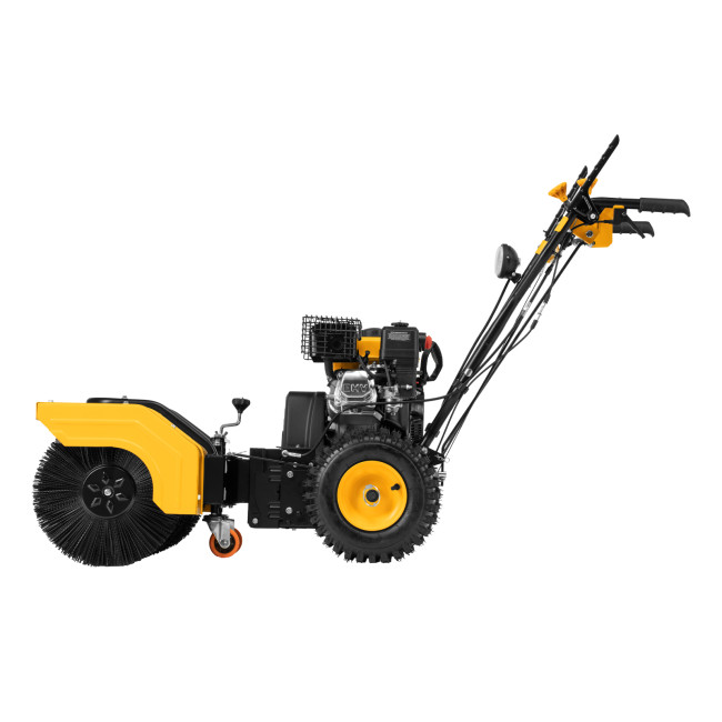 Гибридная снегоуборочная машина с функц. подметания SWB-800, 212 сс, руч. старт, 2 насадки// Denzel в Новосибирске