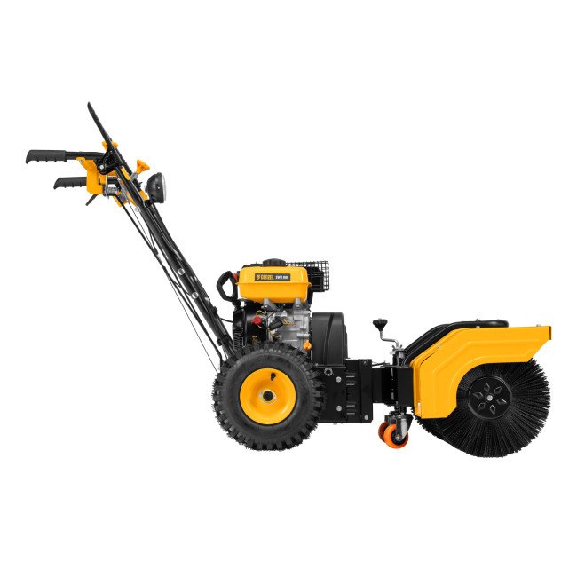 Гибридная снегоуборочная машина с функц. подметания SWB-800, 212 сс, руч. старт, 2 насадки// Denzel в Новосибирске