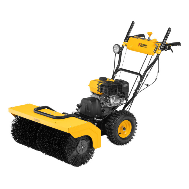 Гибридная снегоуборочная машина с функц. подметания SWB-800, 212 сс, руч. старт, 2 насадки// Denzel в Новосибирске