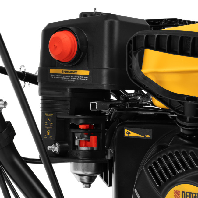 Гибридная снегоуборочная машина с функц. подметания SWB-800, 212 сс, руч. старт, 2 насадки// Denzel в Новосибирске